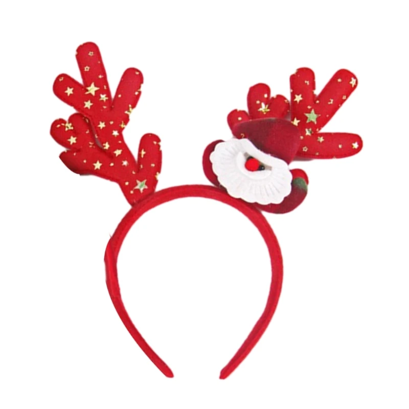 

Christmas Decorative Headband Festival Party Reindeer/Snowman Headdress Festival Headhoop Party Props Costume Accessory