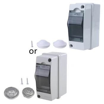 가정용 조명 전기 분배 상자, 방수 IP65 투명 커버 포함, 접합 와이어 상자 액세서리