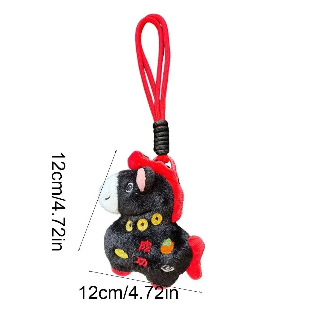 Cute Cartoon Horse Pendant Fluffy Year of The Horse Pony Get Rich Horse Pendant Backpack Accessory