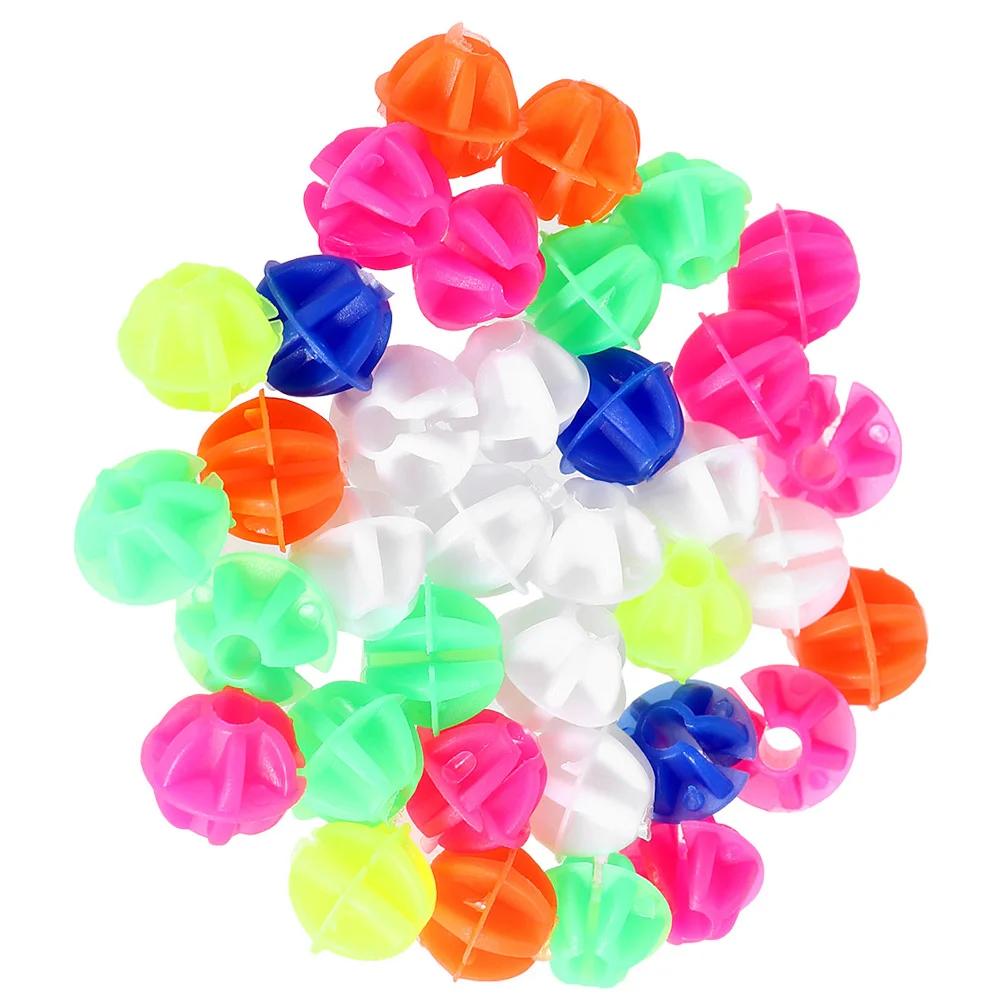 

180 Pcs Colored Beads Spoke Child Kids'+bicycles Wheel Round Decor Plastic Bike