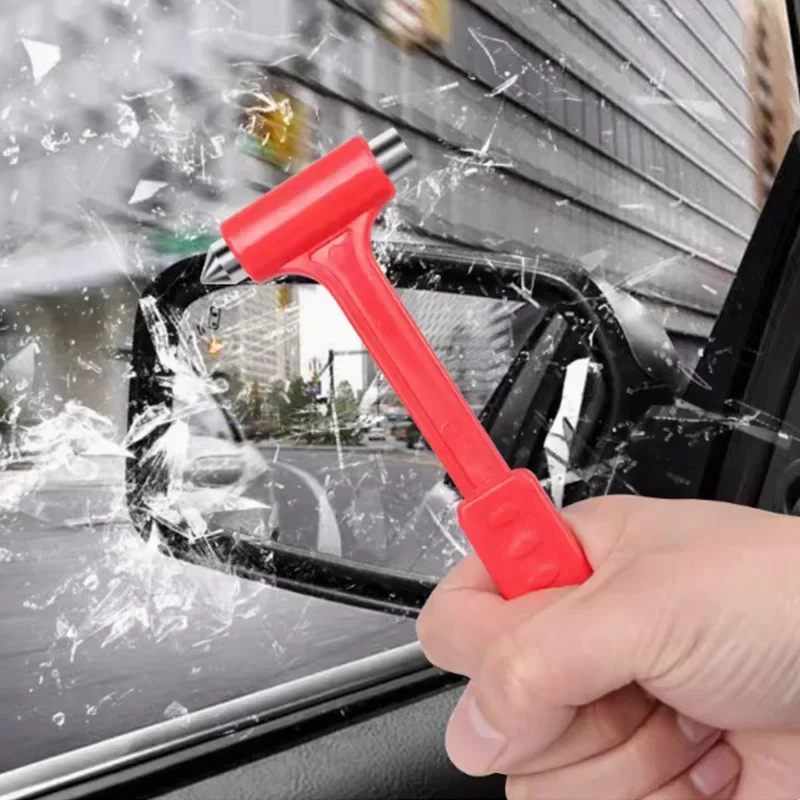 Car Safety Escape Hammer Glass Window Breaker Knock Glass Artifact Rescue Seat Belt Cutter Life Saving Car Emergency Escape Tool car safety hammer,window breaker,safety hammer