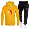 2024 Fall Winter Men's Tracksuit Hoodie Pants 2Pcs Sets Suit Leisure Sweatshirts Sweatpants Fashion Trends Brand Clothing S-3XL 6