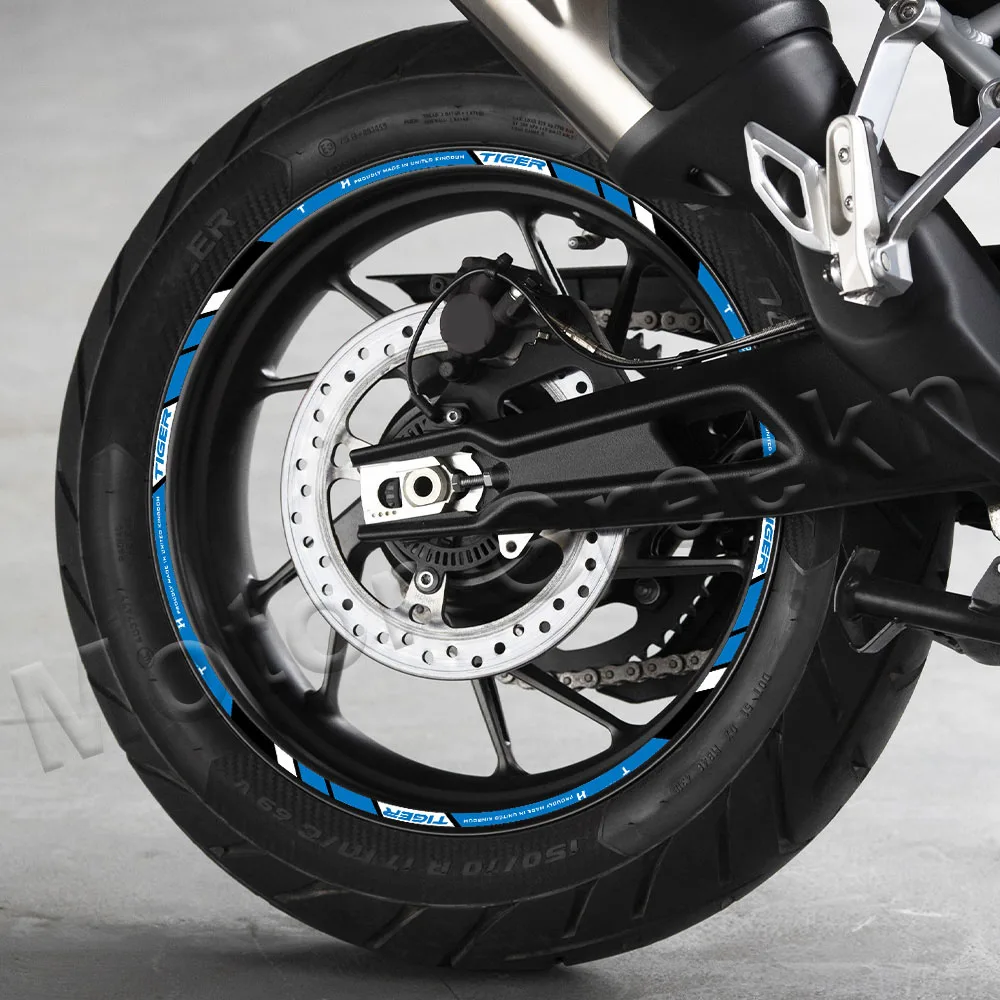 오토바이 휠 스티커 림 스트라이프 데칼 액세서리 Tiger Explorer XR 800Xc Xca Xcx 900 Gt Rally Pro Gt 850 Sport