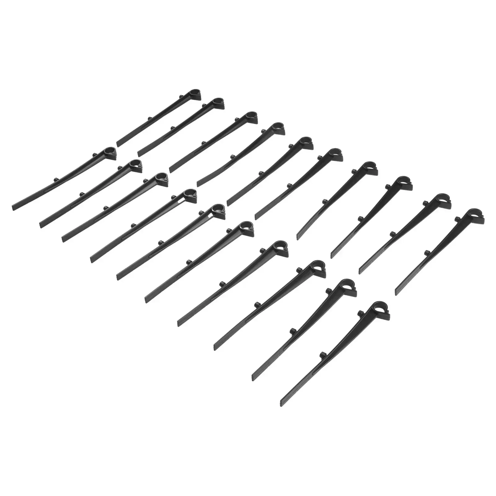 Universal Gutter Clip Kit 20pcs 150mm Length for The Gutter Brush Garden Tool Parts Plastic