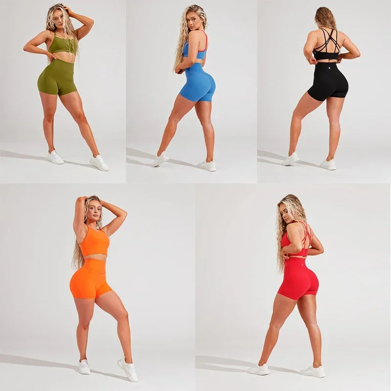 bunny Shorts Women Seamless Fitness Yoga High Quality Gym Workout Pants Sports Shorts Bunny Butt Gym Legging