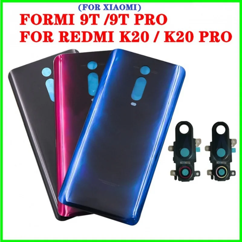 

For Xiaomi Mi 9T /9T Pro Battery Back Cover Glass Door Housing For Redmi K20 / K20 Pro Hard Case Camera Lens