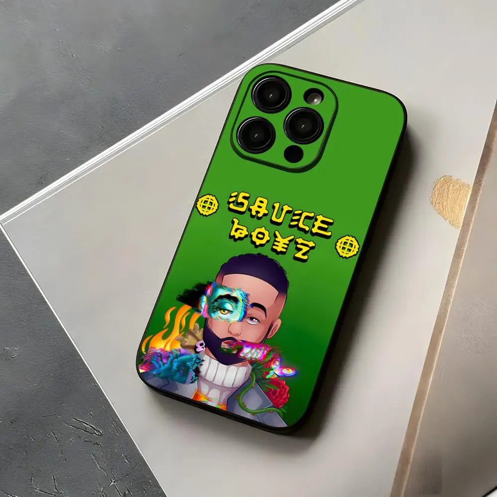 Eladio Carrion Eladio Carrion Sauce Boyz Rose Phone Case Per Iphone 15 12 14 Se 2022 Pro Max 11 13 Xr X Xs Mini Plus Funda Shell