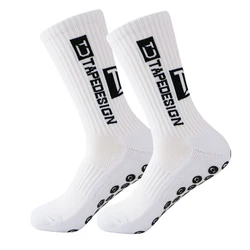Premium Anti - Slip Breathable Football Socks with Thickened Towel Bottom - Free (Socks white)