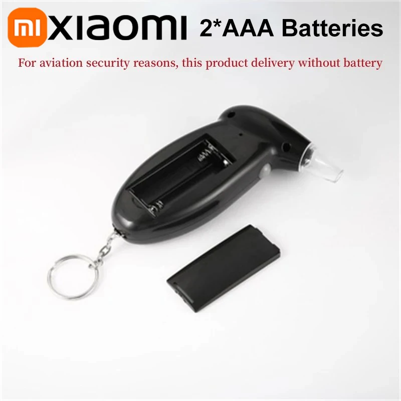 Xiaomi Portable Digital Display Alcohol Detector Breathalyzer Police Alcotester Backlight LCD Display