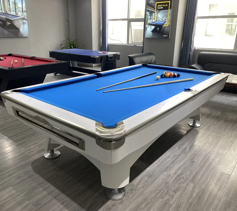 

2023 China made 8 ball pool table 9ball indoor outdoor return system bar clubs billiard pool tables oak modern pool table