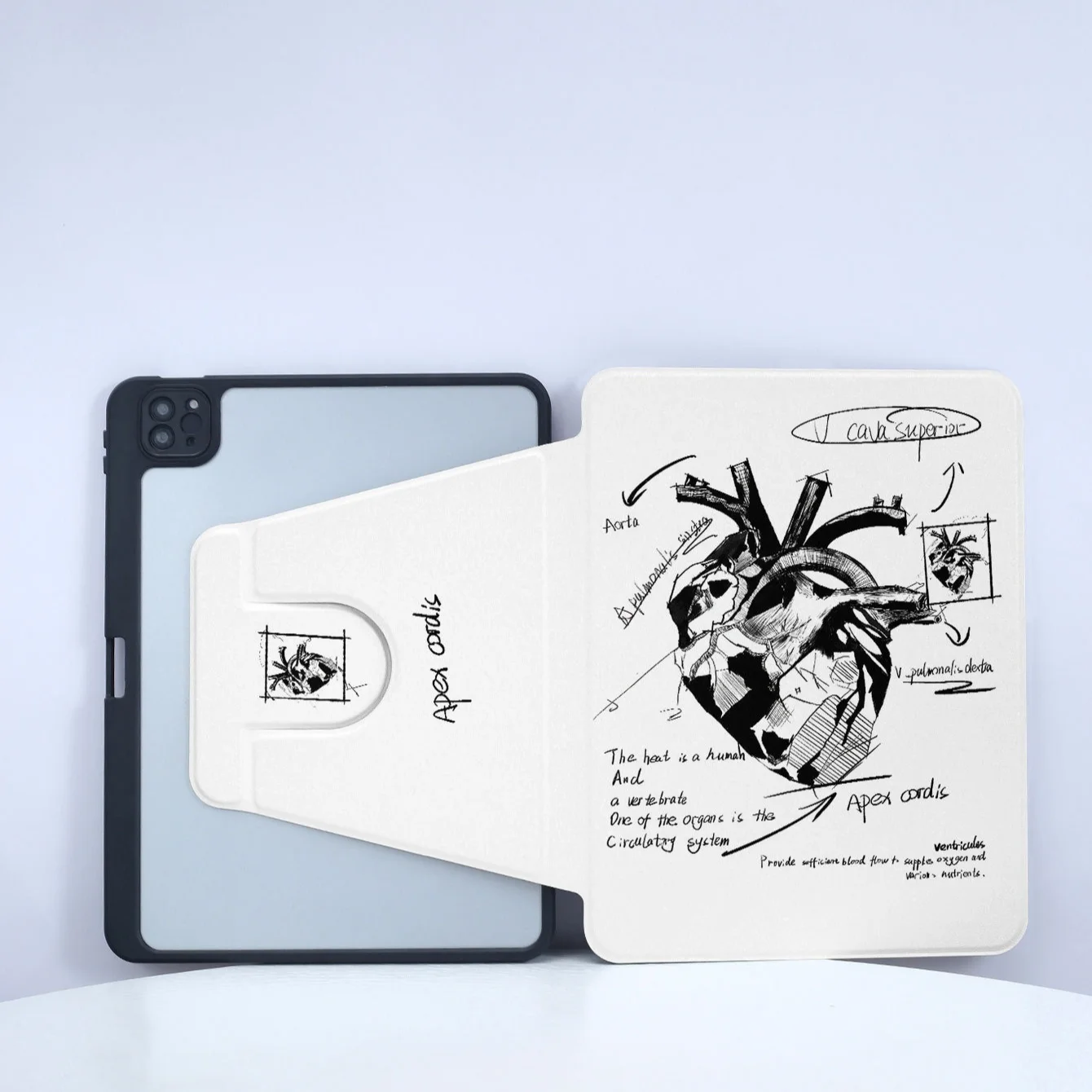 Premium 360° Rotating Tablet Case with Pencil Holder