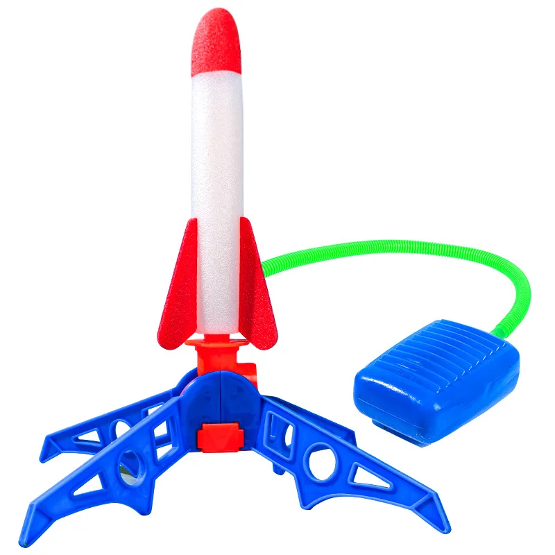 

Children's Foot-stepping Small Rocket Toys Outdoor Luminous Ejection Flying Flash Launch Rocket Children's Interactive Toys
