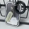 INS Transparent Photocard Holder with Spring Keychain Idol Photo Protective Case 3 Inch Photo Card Holder Student ID Card Cover 5