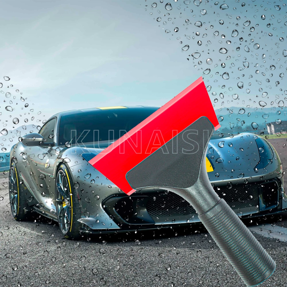Window Wiper KUNAISI Car Window Glass Scraper Windshield Wiper Tool Squeegee Ice Breaker Snow Cleaning Scraping for Car Styling