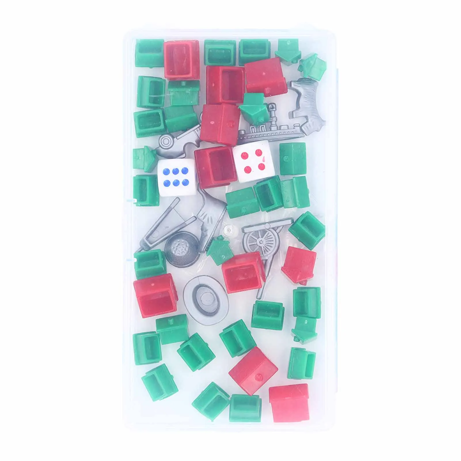 Board Game Replacement Pieces Plastic Houses for Monopoly Chess Pieces Supplement