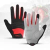 Wind Breaking Cycling Full Finger Gloves Touch Screen Anti-slip Bicycle Lycra Fabric Mittens Bicicleta Road Bike Long Glove 1