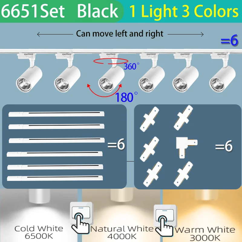 1 Set white(6651)
