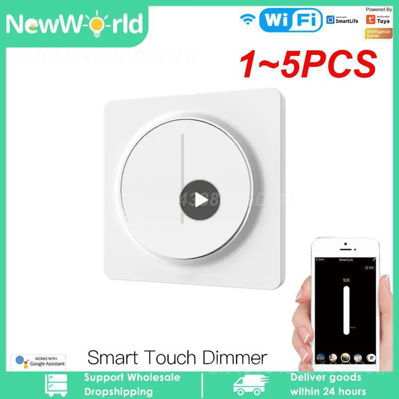 

1 ~ 5 шт., новинка, Wi-Fi проектор/сенсорный реостат, переключатель Smart Life/Tuya, приложение для дистанционного управления, работает с Alexa Voice