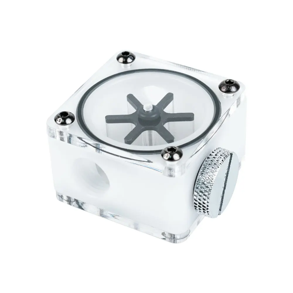Fluxo de Água g1 x3 Fio de Resfriamento de Água Flor de Pom Computador Acessório de Refrigeração Transporte da Gota Preto Branco - Imagem 3