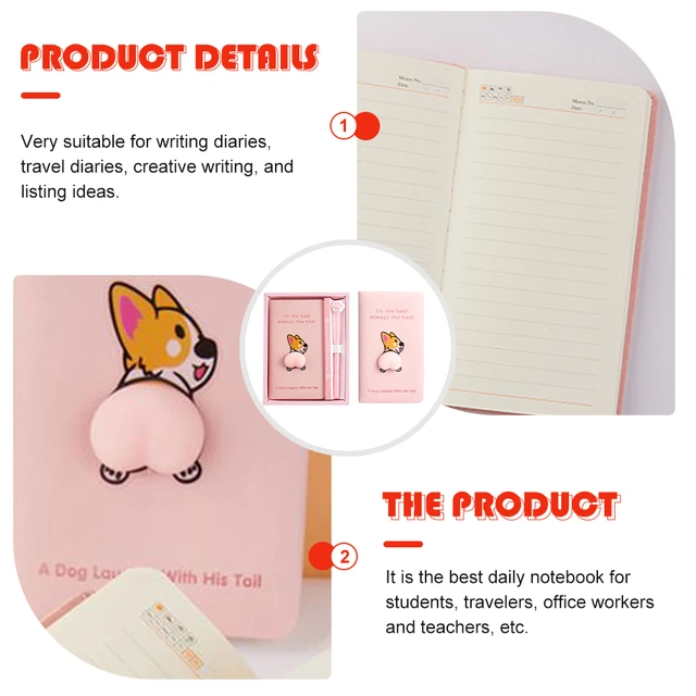 Buy 1 Get 1 Free Kids Notebook A5 Cute Cartoon Pop Notepad Back to School