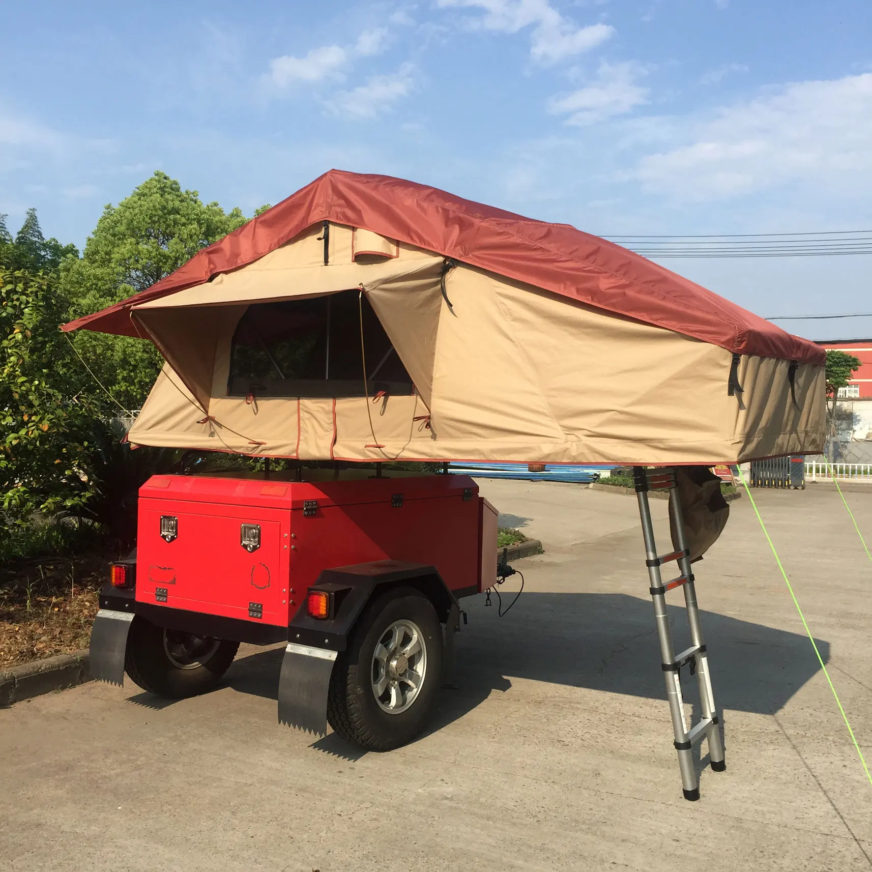 

4x4 SUV Automatic Rooftop Soft Shell Overland Car Roof Top Truck Tent