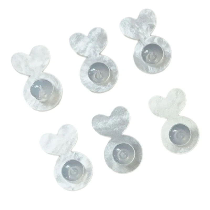 Supports Boucles D'Oreille Magiques KSJEHW - 6 Pièces | Pour Boucles Lourdes, Hypoallergéniques