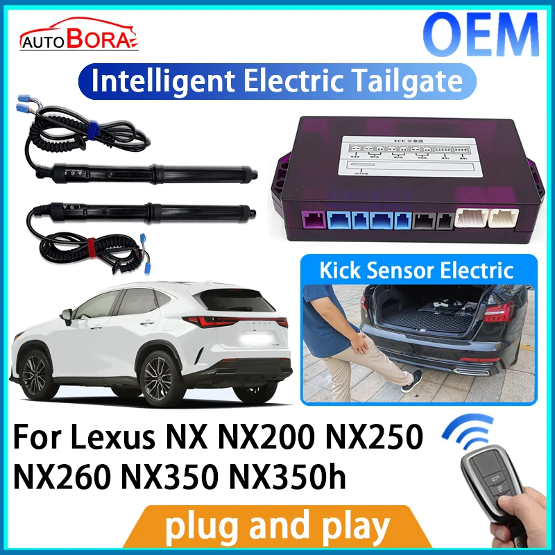 

AutoBora Intelligent Electric Tailgate Automatic Lifting Kit Remote Control Opener for Lexus NX NX200 NX250 NX260 NX350 NX350h