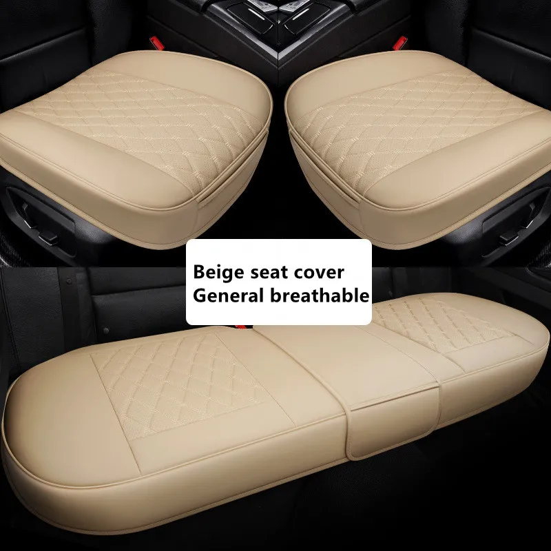 9d Leather Car Seat Cover Universal Car Antislip Cover For Seat Cushion Four Seasons Car Seat