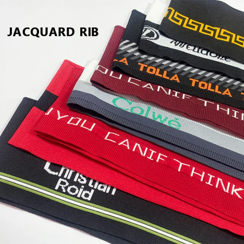 Rib knit collar clothing accessories stretch stretch cuffs stretch