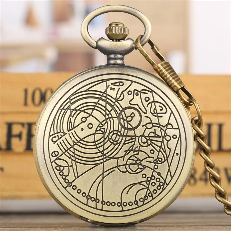 

To My Son Back Cover Design Men Boy Quartz Analog Pocket Watch Pendant Chain Fob Clock Arabic Numeral Display Reloj De Bolsillo