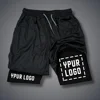 Custom Compression Shorts Men Gym Athletic Pants Your Logo Fitness Sportswear Personalized Double Layer Quick Dry Sports Shorts 1