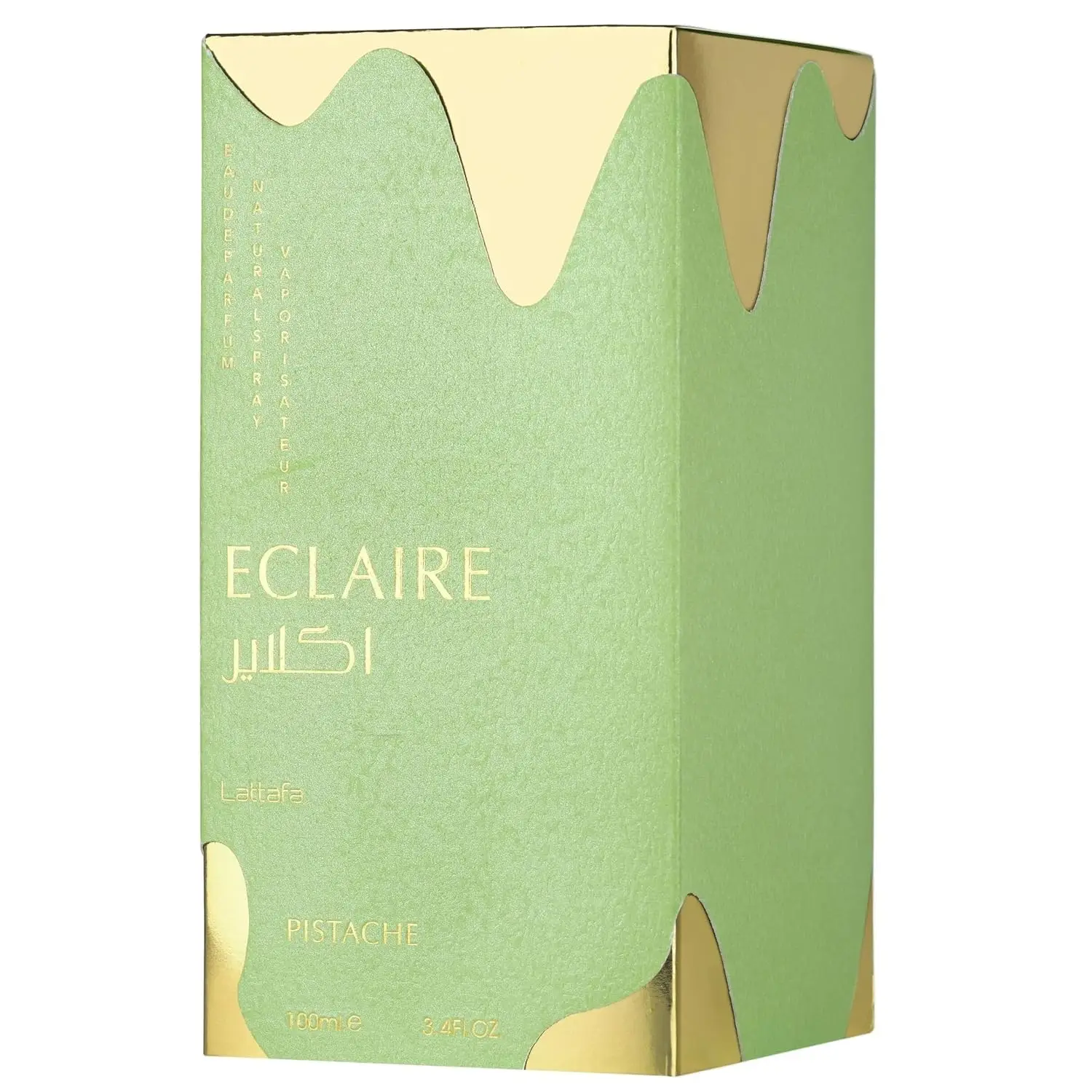 Lattafa Eclaire Pistache Women's Eau De Parfum Spray 3.4 Ounce Gourmand Nutty Creamy Musky Long-Lasting Fragrance - Image 3