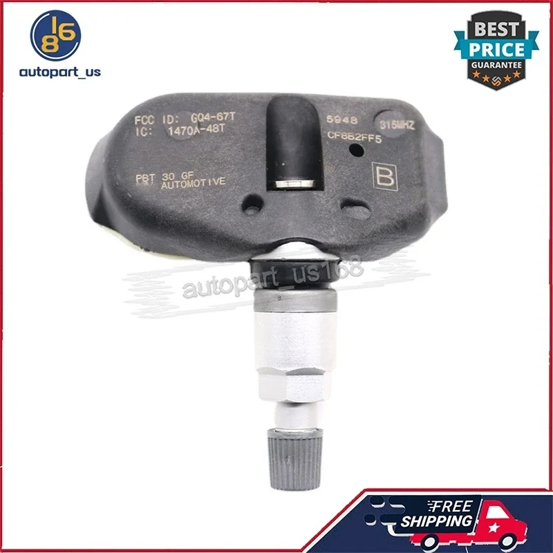 TPMS Ÿ̾ з  , ť MDX RL TL ȥ  Ϸ ɼ, 315MHz 06421-S3V-A04 06421S3VA04, 4 