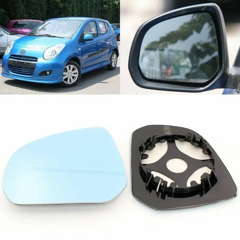 

Нагревательные синие линзы для Suzuki Alto 2006-2016, большое видение, зеркало заднего вида, широкоугольные синие стеклянные антибликовые поворотные одиночные лампы