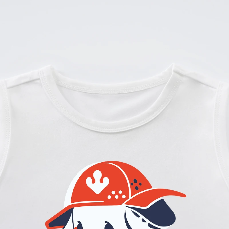 Children's Clothing Boys And Girls Cute Cartoon Fashion Casual And Comfortable Summer Round Neck Vest Sleeveless Baby T-Shirt