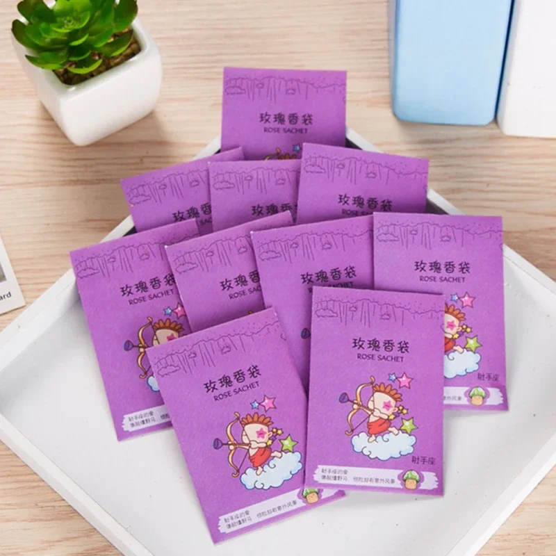 Deodorant Sachet Bags Fragrance Bags 12pcs Fragrance Sachets Freshener Bag Natural Aromatherapy Random Taste Incense Wardrobe-Cupboard AirFlavor Scent Lemon Rose