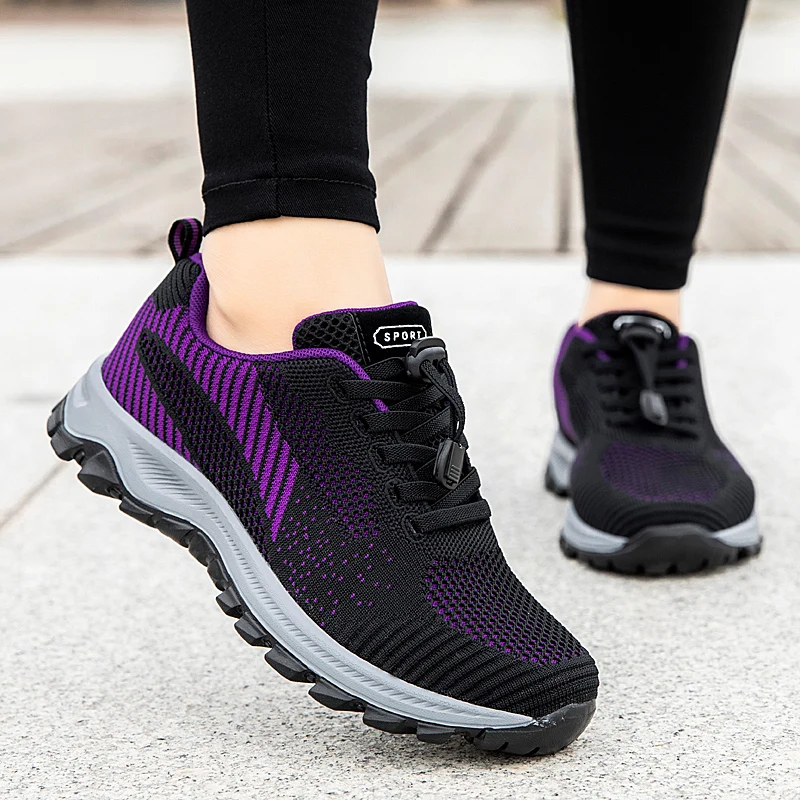 Women Shoes Comfortable Soft Soled Running Shoes Breathable Sports Shoes Non Slip Walking Shoes Fitness Sneakers