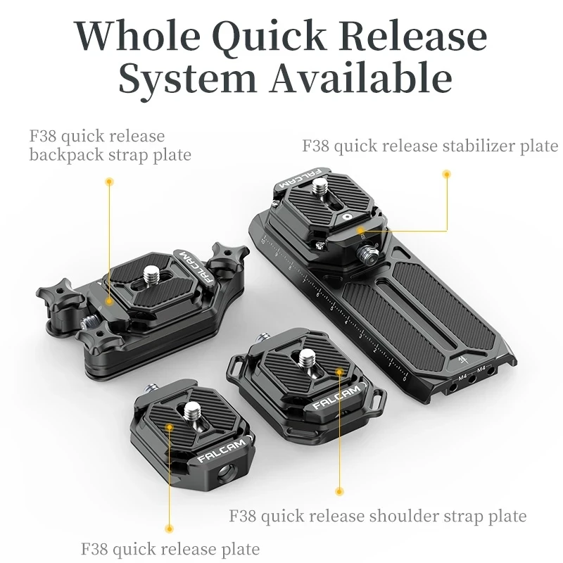 Camera Accessories Handheld Gimbal Accessories FALCAM F38 Stabilizer Quick Release Kit Plate Base Mount for Zhiyun Crane M3 2S Weebill S RS2 3 RSC2 Gimbal