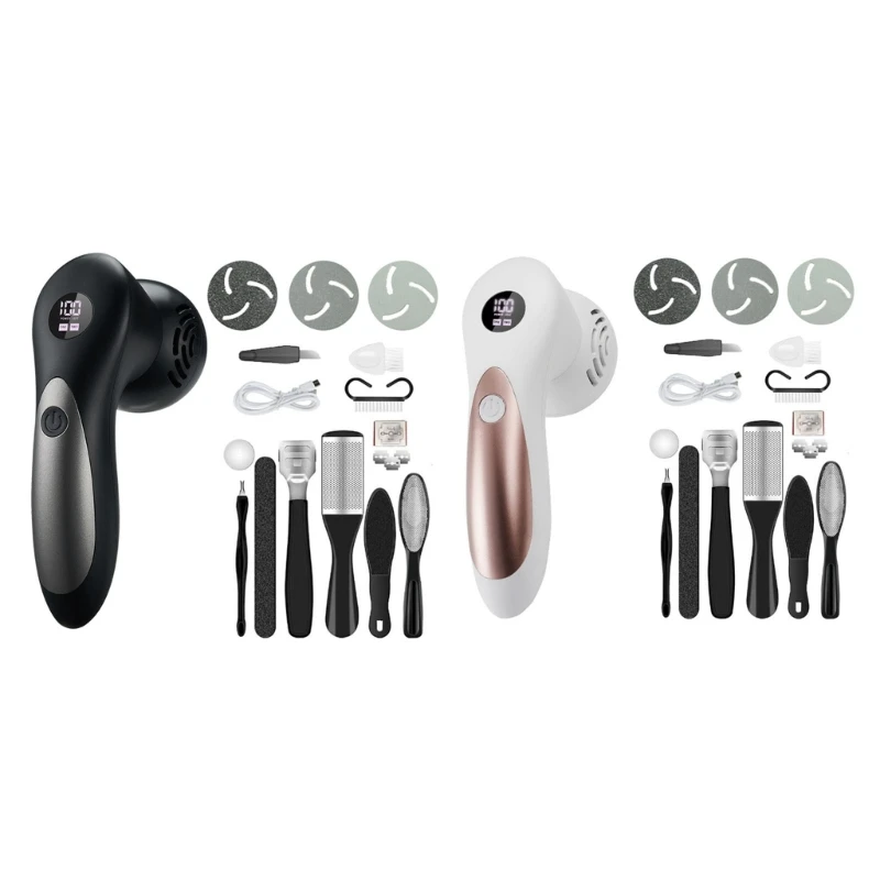

Electric Callus Remover Rechargeable Scrubber Dead Skin Remover 2 Speed 517C