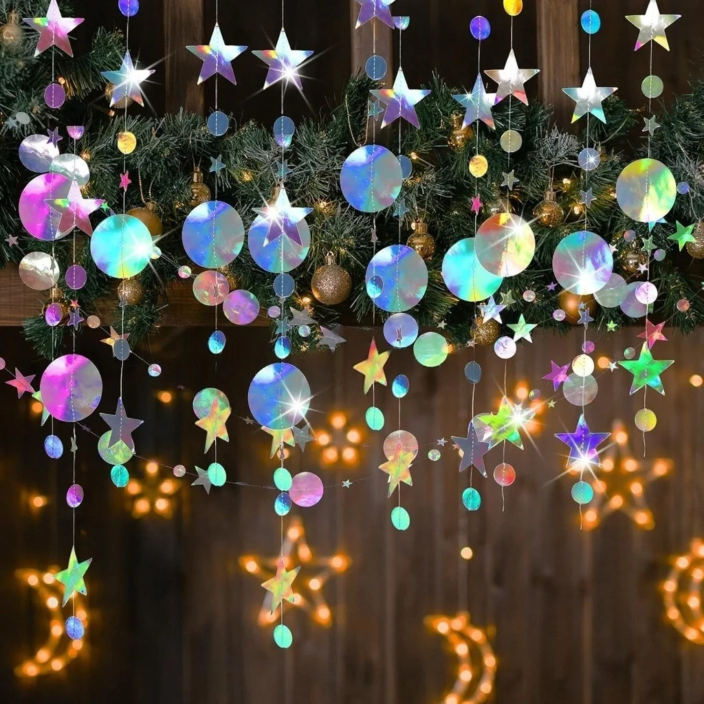 Iridescent Star Party Banner 2
