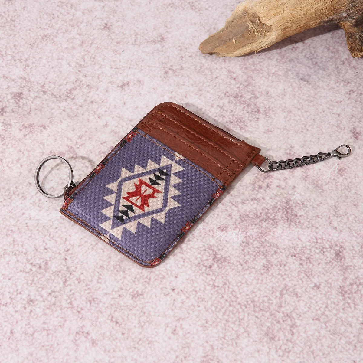 Borsa tote azteca: borsa in tela con stampa etnica boho chic - Italia