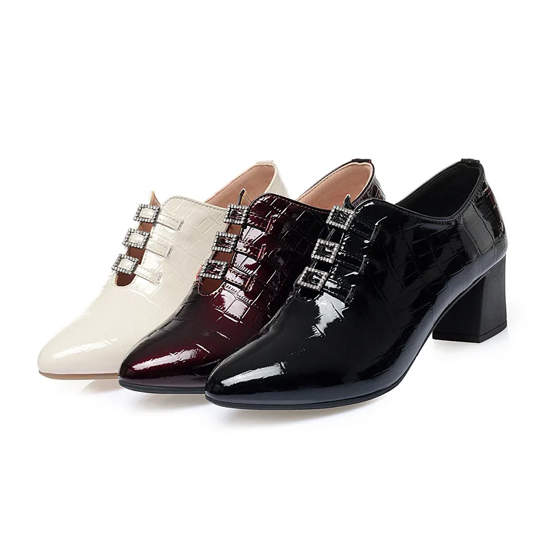 

2022 New Autumn Fashion Versatile Women's Shoes Cowhide Pointed Leather Shoes Women's High Heels