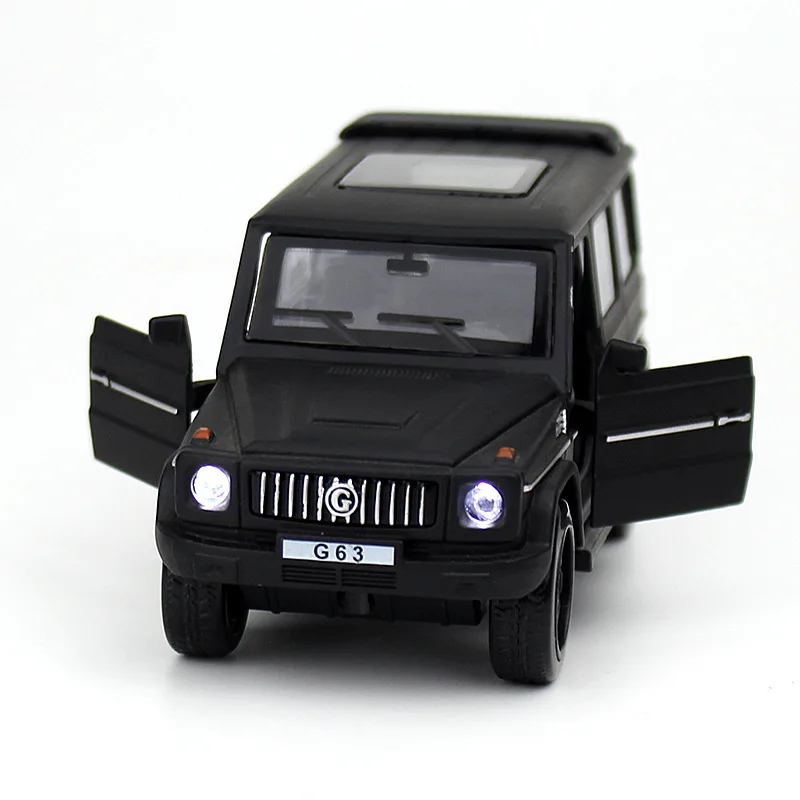 

1:36 Mercedes Benz G63 открытие и возврат двери внедорожник игрушечный автомобиль модель автомобиля из сплава подарок G5