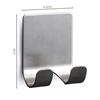 1-15PCS No-Punch Razor Holder Adhesive Razor Storage Hook Bathroom Razor Waterproof Wall Hook Bathroom Shelf Razor Holder 6