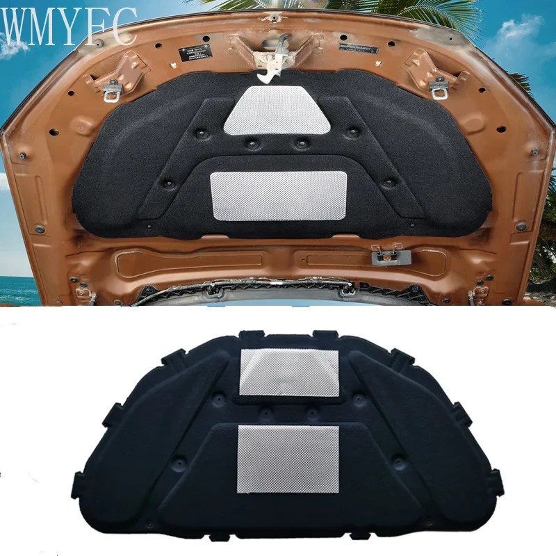 

For BMW X1 E84 2010-2015 Car Heat Sound Insulation Cotton Front Hood Engine Firewall Mat Pad Cover Noise Deadener Accessory