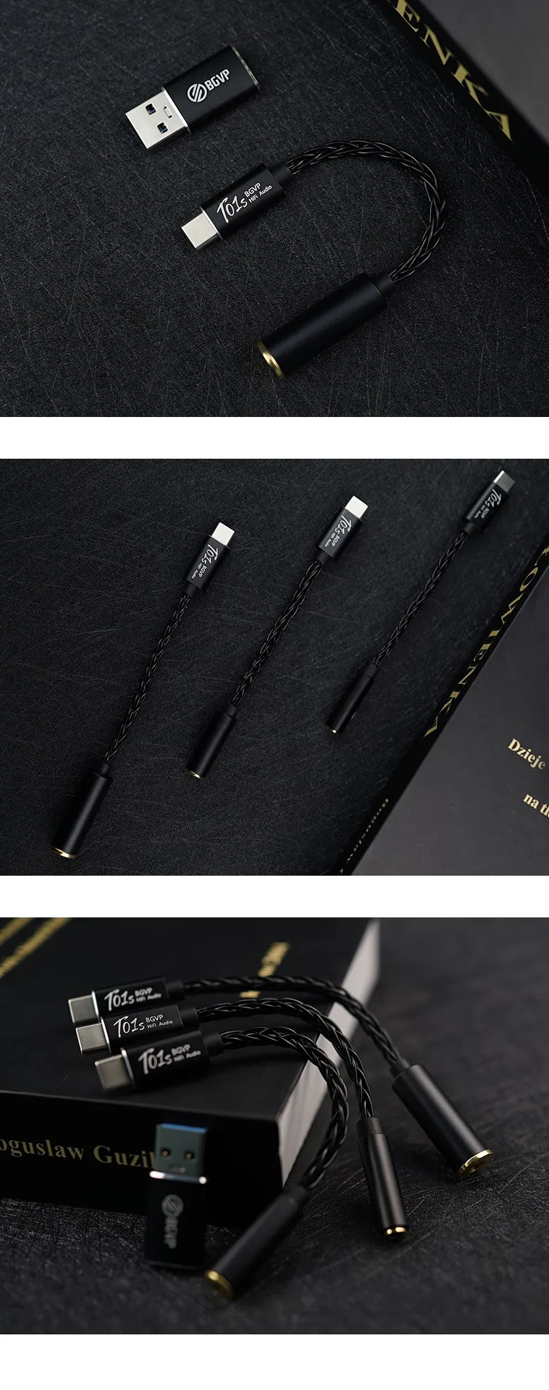 BGVP-Amplificador de Áudio HiFi, USB Tipo C