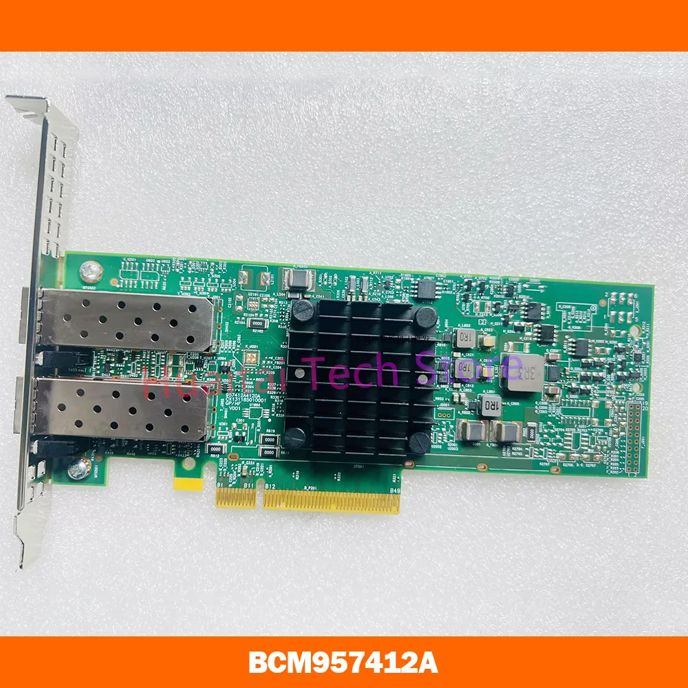 Original For Broadcom BCM57412 PCIe dual port Ten Gigabit NIC BCM957412A
