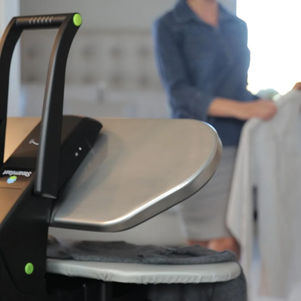 SF-680 Digital Steam Press with Multiple Fabric Settings and Steam Burst Function,Stainless/Black, Stand 5