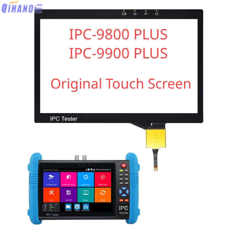 IP-cameratester, IPC-9800 Plus serie 7 IP-CCTV-tester 4K H.265 TVI CVI AHD analoog AC 100-240V (EU Plug-IPC-9800 Plus