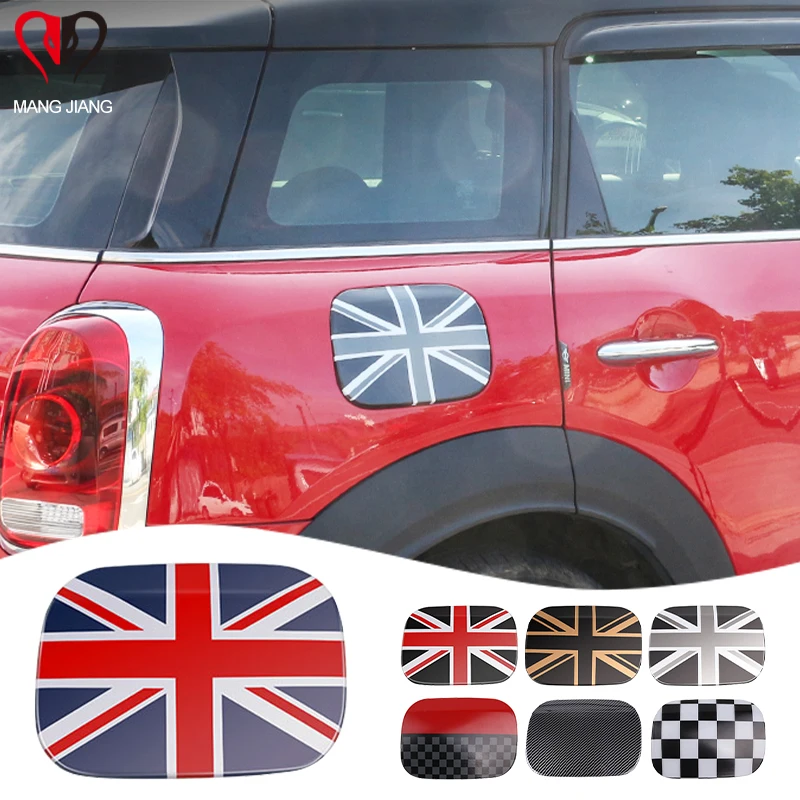 

Car Fuel Tank Cap Cover Stickers For Mini Cooper F60 Countryman Union Jack ABS Decoration Case Protective Car Accessories